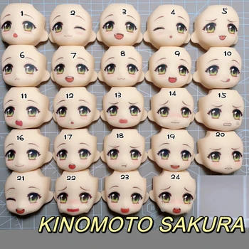Kınomoto Sakura Ob11 Faceplate GSC Kil Adam Kawaii Yüz Su Sticker El Yapımı 1/12 Bebek Aksesuarları Ücretsiz Kargo Hayranları Hediyeler