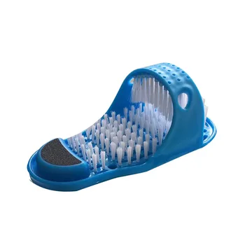 1 adet PVC Banyo Duş Ölü Deri Kaldırmak Ayak Bakımı Aracı masaj terlikleri Ayak Scrubber Yıkama Banyo Sandalet Fırça ponza taşı