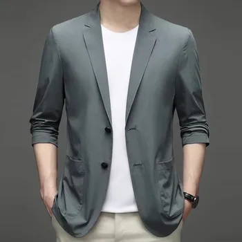 6180-2023 erkekler yeni Kore moda iş eğlence profesyonel ceket lüks Yinglun tarzı takım elbise
