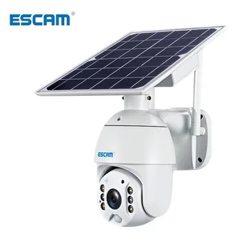 ESCAM QF280 1080p Wifi Sürümü Kabuk Güneş Güvenlik Kamera Açık Gözetim Su Geçirmez güvenlik kamerası Akıllı Ev İki yönlü Ses