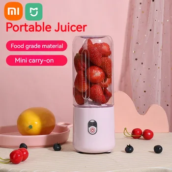 Xiaomi Mijia Mini Taşınabilir Blender Meyve Sıkacağı Elektrikli Meyve Sıkacağı Makinesi Ev Sıkacağı Fincan Kablosuz USB Suyu Sıkacağı 500ml