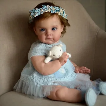 60 CM Reborn Bebek Simülasyon Kıdemli Bebek Bebek Tam Vücut Silikon Bebek Kız Oyuncak Prenses Bebek Seti DIY Oyuncaklar Bebekler