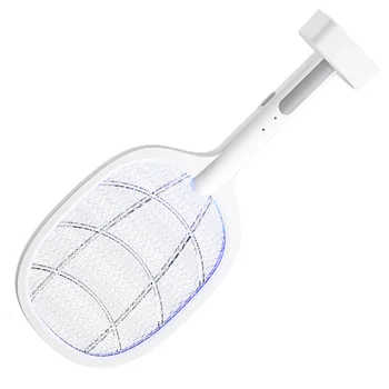 Taşınabilir Elektrikli Sivrisinek Zapper 2 in 1 Şarj Edilebilir Elektrikli Sineklik sineklik Güvenlik ağı Kapalı ve Açık için