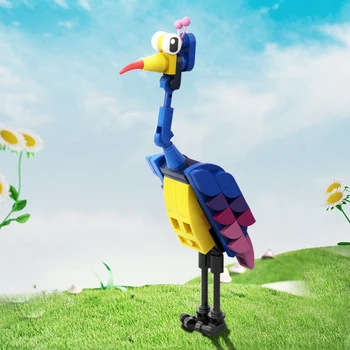 Kevın UP Yapı Taşları 64 ADET Moc Ideal Hayvanlar Kuş DIY Modeli Eğitim Setleri Tuğla çocuk oyuncakları doğum günü hediyesi Çocuklar için yetişkin