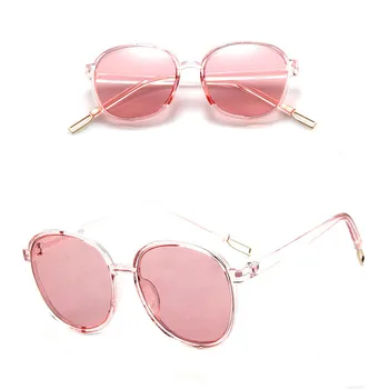 FOENIXSONG kadın moda güneş gözlükleri Oval UV400 Vintage Gözlük Erkek Sevimli 2023 Gözlük Erkekler Kadınlar için Gafas Lentes De Sol Mujer