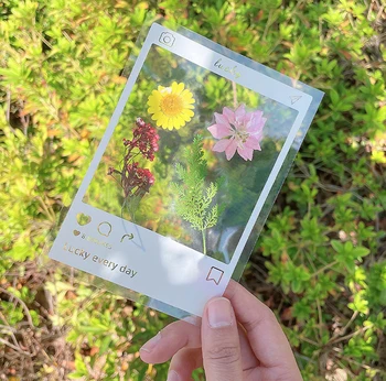 1 torba Şişe Desen Çiçek Kabartmalı Yer İmi Etiket Çantası Önemsiz Günlüğü Dıy bitki örneği Yapma Fotoğraf Sticker Karalama Defteri Dekor