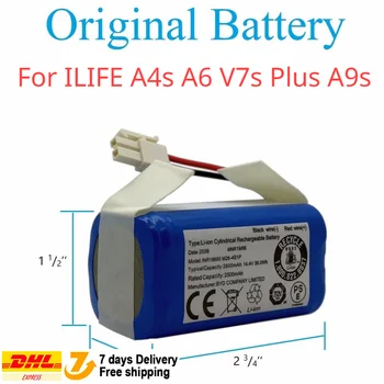 ILIFE Yedek Pil-14.4 V 2600 mAh Lityum Pil için A4s A6 V7s Artı A9s W400