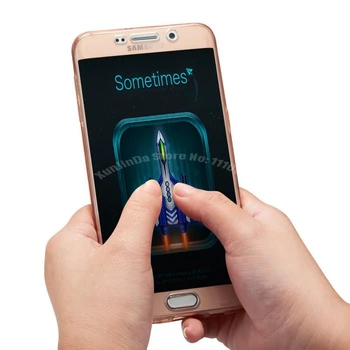 100 adet DHL Ücretsiz Flip TPU tam koruyucu kılıf kapak Samsung Galaxy S7 G930 / S7 Kenar telefon kabuk yumuşak kılıf