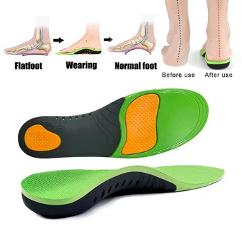 Premium Silikon Jel ayakkabı tabanlığı Erkekler Kadınlar Ortopedik Arch Destek Spor Tabanlık Düz Ayak Plantar Fasiit Ayakkabı Tabanı