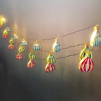 LED dize ışıkları balon modelleme aydınlatma dizeleri pil kumandalı düğün Noel şenlikli dekorasyon