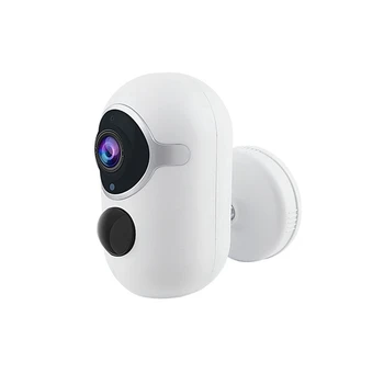 Tuya Wifi Kamera 2MP Pil Açık CCTV Gece Görüşlü Güvenlik Gözetleme IP66 Su Geçirmez Kamera Düşük Güç Kamera