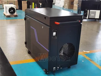 Pas Temizleme Boya Yağı Temizleme Temizleyici için El Darbeli Fiber Lazer Temizleme Makinesi
