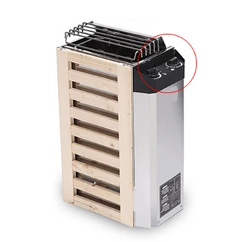 Ev Paslanmaz Çelik Mini Sauna Soba 3Kw Buhar Sobası Sauna Ekipmanları İç Kontrol/Dış Kontrol