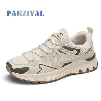 PARZIVAL Erkekler koşu ayakkabıları Nefes Örgü spor ayakkabı Dört Mevsim Marka Sneakers Hafif Rahat tenis ayakkabıları Dropshipping