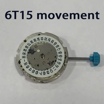 Izle aksesuarları Japon orijinal yeni 6T15 hareketi kadın tek takvim hareketi otomatik mekanik hareket