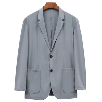 6226-Takım Elbise erkek ince rahat güneş koruyucu, elastik küçük takım elbise ilkbahar ve sonbahar tek batı ceket gömlek yaz