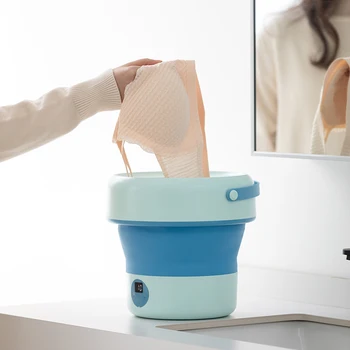Yeni Mini Katlanır Çamaşır Makinesi Ev İç Çamaşırı Katlama Çamaşır Çorap Makinesi Yıkama Kalktıktan Bir Otomatik Yıkama Mach
