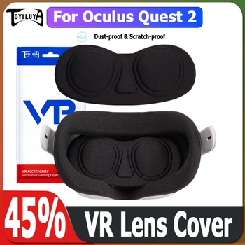 VR Lens Koruyucu Kapak Oculus Quest 2 Toz geçirmez Çizilmeye dayanıklı Yedek Kapak Oculus Quest2 Pico neo3 VR Aksesuarları