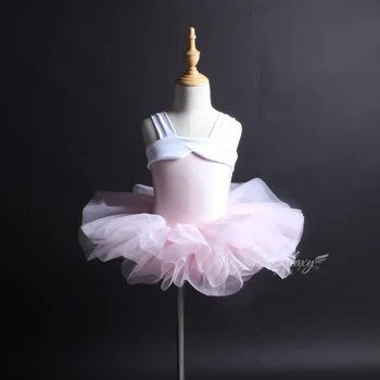 Kızlar Bale Dans Etek Pembe Yeni Varış Meslek Custom Made Tutu Çocuk Yarışması Bale dans kostümü