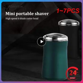 1 ~ 7 ADET Yeni Varış Mini Taşınabilir USB Şarj Edilebilir Tıraş Makinesi Elektrikli Tıraş Makinesi Erkekler için Elektrikli Tıraş Makinesi
