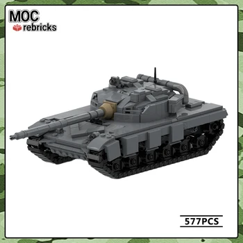 Askeri Araçlar Serisi Sovyetler Birliği T-64A Tankı MOC Yapı Taşı DIY Modeli Koleksiyonu Uzmanları Yüksek Zorluk tuğla oyuncaklar Hediye