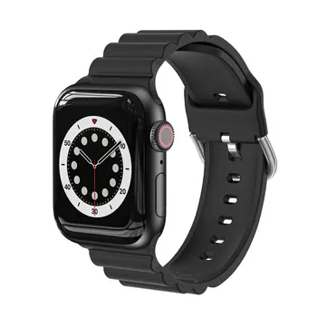 Silikon bant iwatch için 45mm 44mm 41mm 40mm 38/42mm watchband apple için izle serisi se 8 7 6 5 4 spor Bilezik aksesuarları