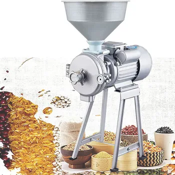 2021 Ticari Tahıl soya sütü makinesi ıslak Hamuru Değirmeni Makinesi Fıstık ezmesi Mısır Taşlama Machine1500W