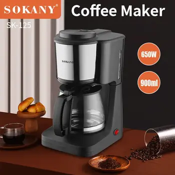 Cezveler 900ml Yarı Otomatik Türk Kahve makinesi termos kupa Kahve Kapsül Kahve Makinesi Süt Cappuccino