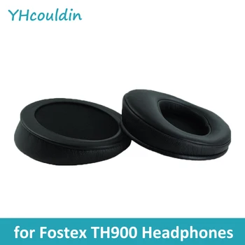 YHcouldın Yedek Kulak Pedleri için Uygun Fostex TH900 Premium Referans Kulaklık Aksesuarları Koyun Derisi Deri Kulak Yastıkları