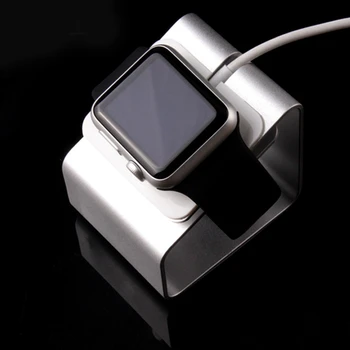 Apple Watch standı için Taşınabilir Şarj Cihazı 7 6 5 4 3 44/42mm 40 / 38mm iWatch serisi Alüminyum Montajlı kablosuz Şarj Cihazı saat Aksesuarları