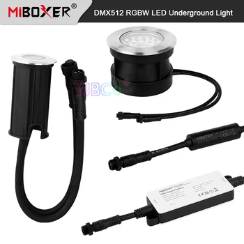 Miboxer 12V 3W 24V 5W 9W DMX512 RGBW LED yeraltı ışık su geçirmez IP68 DMX sinyal amplifikatörü orijinal Adres Editörü