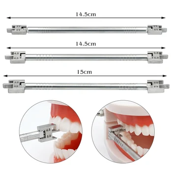 3 adet Diş ortodontik braket Pozisyoner Otoklav Ayarlanabilir Konumlandırma Göstergesi Bulucu Diş Hekimliği Laboratuvarı Aracı
