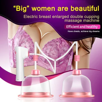 Elektrikli meme masajı Geliştirme Enstrüman Bayanlar göğüs Vakum Pompası Emme Çukurluğu Kadın Boob Büyütme Cihazı
