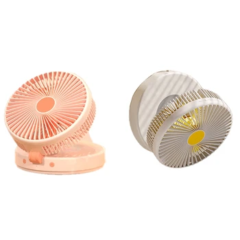 Ofis için gece lambası soğutma ile USB Masaüstü Katlanır Fan hava soğutucu elektrikli Fan (B)