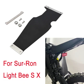 Için Sur-Ron Motosiklet arka çamurluk kauçuk Deri Sur Ron ışık arı S X elektrikli bisikletler Kauçuk Çamurluk Splash Guard Parçaları