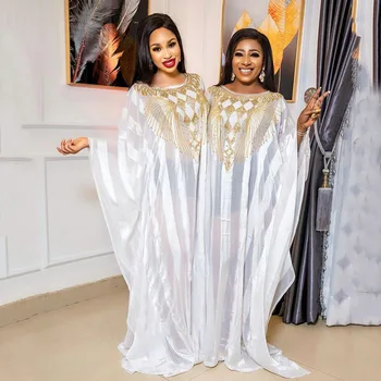 Artı Boyutu Afrika Akşam Parti Uzun Elbiseler Kadın Dashiki Ankara Kıyafetler Kıyafeti Dubai Abaya Kaftan Maxi Elbise Djellaba Femme
