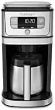 Tam Otomatik 10 Bardak Çapak Öğütme ve Demleme Termal Kahve Makinesi Gümüş Sertifikalı Yenilenmiş