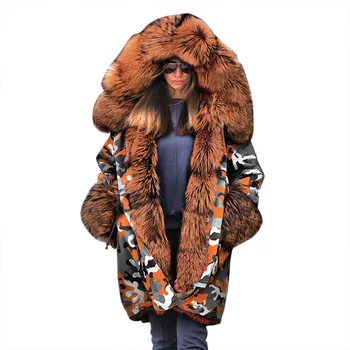 Pamuklu ceket kış 2023 kadın sıcak tutan kaban kapüşonlu ceket yün yaka pamuklu ceket ceket ceket