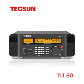 Tecsun TU-80 Yüksek sadakat Saf FM FM Radyo Tuner Ses Meraklısı Radyo DSP Dijital Demodülasyon Çok fonksiyonlu Ekran