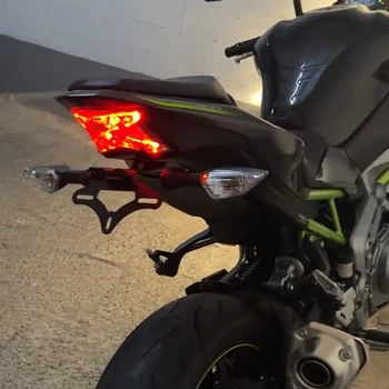 Z900 Motosiklet Çamurluk Eliminator Kayıt Plaka Braketi Plaka Tutucu Kawasaki Z 900 2017-2019 İçin 2020 2021 2022