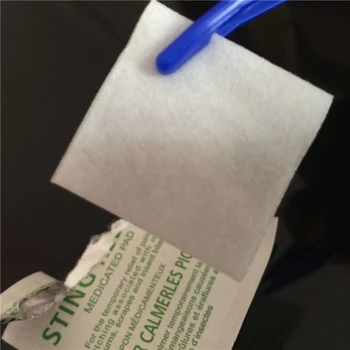 Sting Rölyef Silin Tek Kullanımlık Anti-kaşıntı Yama Temiz Kaşıntı Tabletleri Böcek Isırığı Antiseptik Ağrı kesici İlk Yardım Çantası 6x3cm