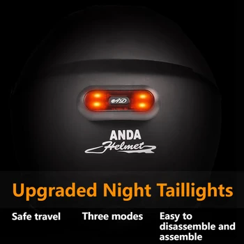 REKLAM Sürme uyarı led'i ışık Press-on Yapışkanlı led ışık moto rbike Kaskları için Üç Mod Güvenli Uyarılar MOTO USB ile
