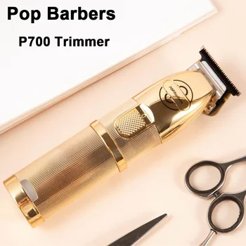 2023 Profesyonel Saç Kesimi Pop Berberler P700 Düzeltici Yağ Kafa Elektrikli saç makasları Altın Oyma Makası Elektrikli Tıraş Makinesi