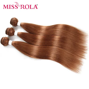 Bayan Rola Brezilyalı düz insan saçı Dokuma 1/3/4 Demetleri 27# Sarışın 99J BÖCEK Ombre Remy saç ekleme Çift Atkı
