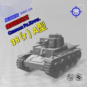 SSMODEL 35722 V1.6 1/35 3D Baskılı Reçine Model seti Alman Pz.Kpfw. 38 (t) Ausf. A