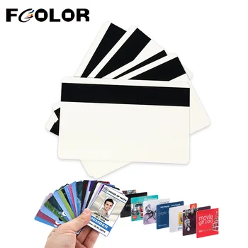 Fcolor 230 adet / kutu Sıcak Boş Plastik PVC Kart Mürekkep Püskürtmeli İki Taraf Baskı İş KİMLİK Fotoğraf Kartı çip Epson Kart Yazıcı