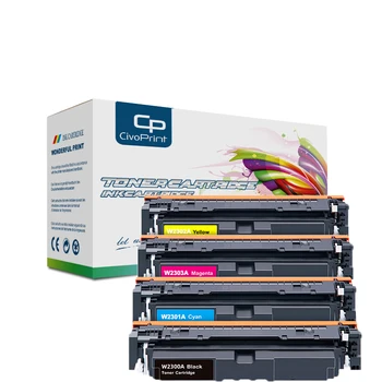 Civoprint 230A W2300A W2301A toner kartuşu için uyumlu HP Renkli LaserJet Pro 4201dn 4201dw 4301dw 4301fdw çip ile