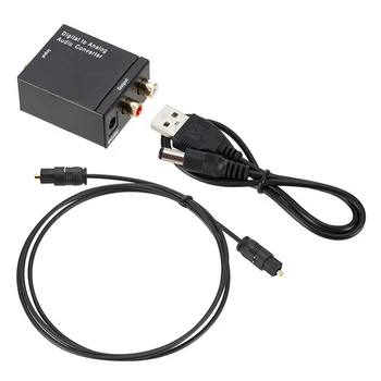 USB DAC Amplifikatör Dijital Analog ses dönüştürücü Bluetooth İle Fiber Optik Toslink Koaksiyel Sinyal RCA R / L ses şifre çözücü