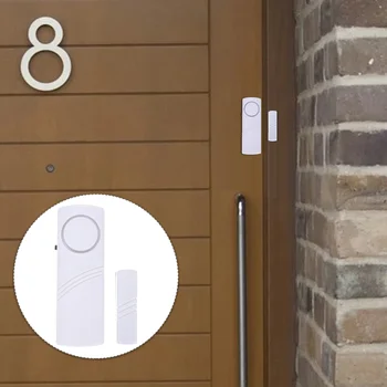 6 Adet Kapı Pencere Alarm ev Güvenlik ses Mıknatıslar Sesler Kompakt Akülü