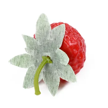 20 Adet Yapay Çilek DIY Yapay Meyve Anaokulu Plastik Sahte Meyve Noel Ev Düğün Dekorasyon İçin
